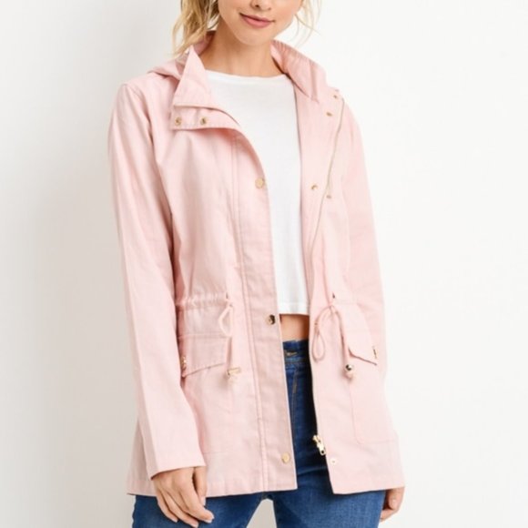 Pink Jacket with Hood PRICE DROP - Picture 2 of 4